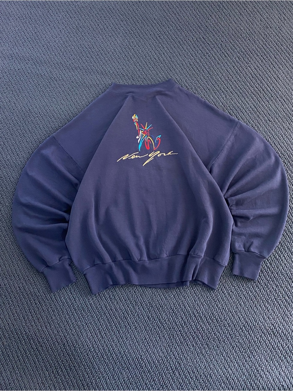Vintage 90s New York Embroidered Sweatshirt